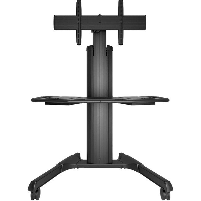 Chief Fusion Large Height Adjustable Mobile Display Cart - Black