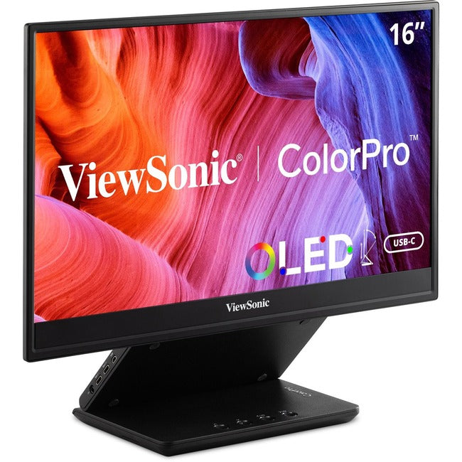 ViewSonic ColorPro VP16-OLED 15.6" Full HD OLED Monitor - 16:9 - Black