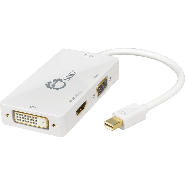 Siig, Inc. Coverts Mini Displayport 1.2 To Hdmi/dvi/vga Conversion Adapter