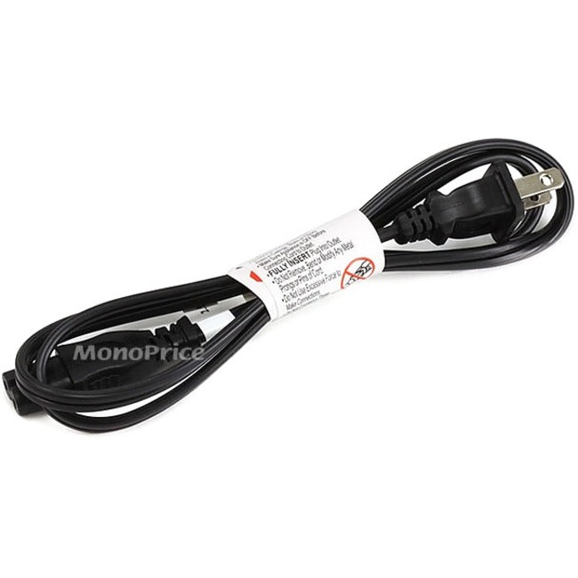 Monoprice, Inc. Figure 8 Shape Ac Power Cord Cable 3ft