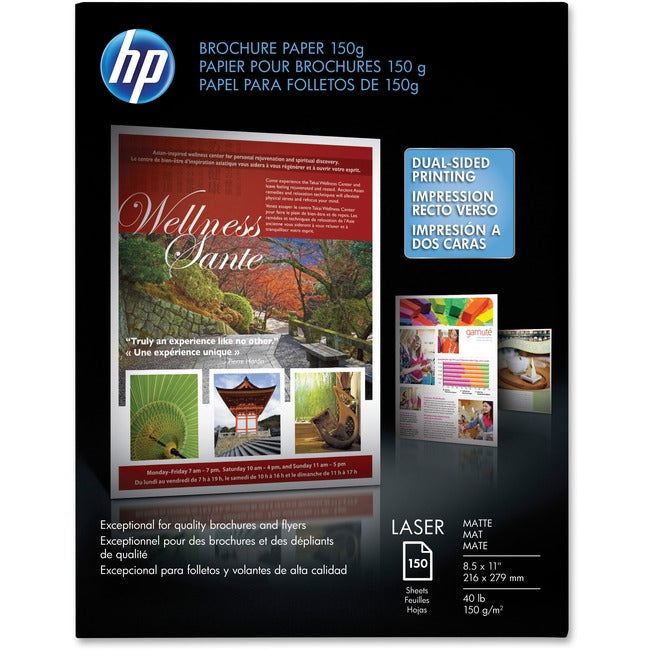 Hp Inc. Hp Brochure Laser Paper, Matte, 150 Sht
