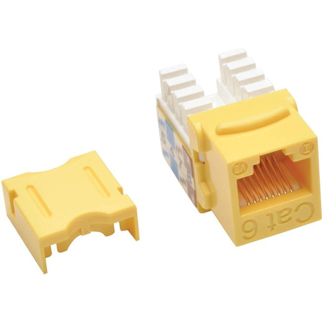 Tripp Lite Cat6/cat5e 110 Style Punch Down Keystone Jack Yellow Taa Gsa (n238-00