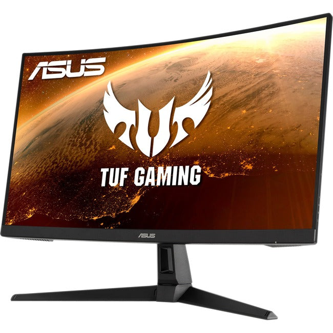 ASUS TUF Gaming 27" 1440P HDR Curved Monitor (VG27WQ1B) - QHD (2560 x 1440), 165Hz (Supports 144Hz), 1ms, Extreme Low Motion Blur, Speaker, FreeSync Premium, VESA Mountable, DisplayPort, HDMI , BLACK