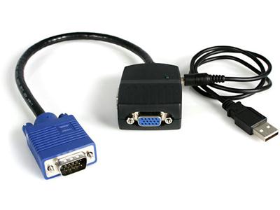 StarTech.com 2 Port VGA Video Splitter - USB Powered