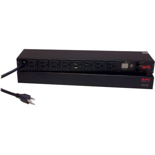APC by Schneider Electric Rack PDU, Switched, 1U, 15A, 100/120V, (8)5-15