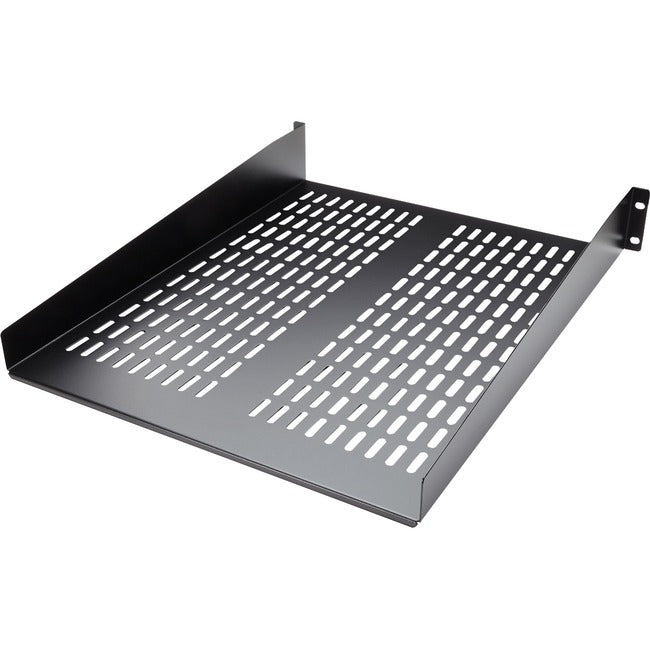 StarTech.com 2U 22in Vented Rack Mount Shelf - Fixed Server Rack Cabinet Shelf - 50lbs / 22kg