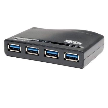 Tripp Lite 4-port Usb-a 3.0 Superspeed Hub, 5 Gbps Transfer Speed Usb Type-a (u3