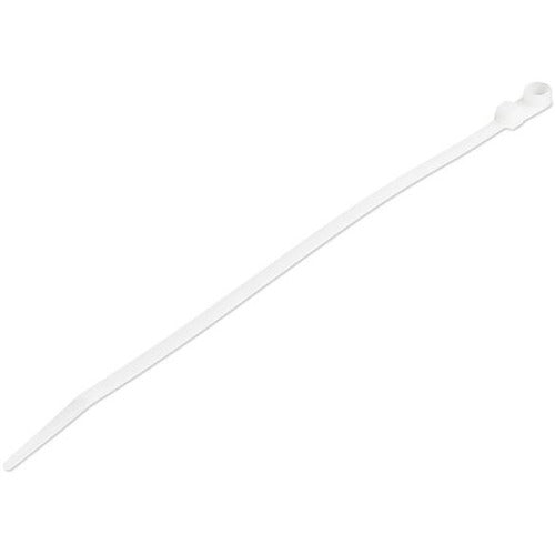 StarTech.com 100 Pack 4" Cable Tie with Mounting Hole - Screw Mount Zip Ties - Mountable Nylon Network Cable Tie Wraps - Self Locking - UL