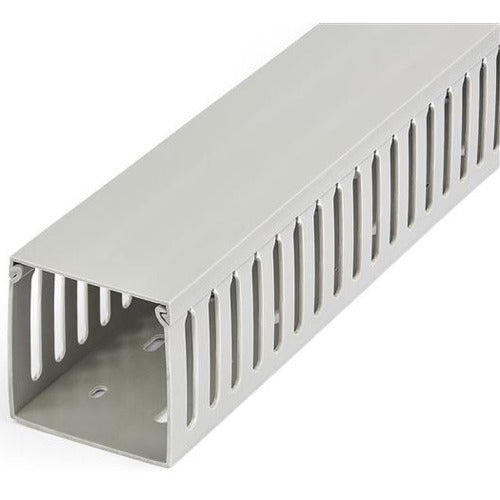 StarTech.com Cable Management Raceway w/Parallel Slots 78in - Network Cable Hider Kit - Slotted Wire Duct System - Cord Concealer UL