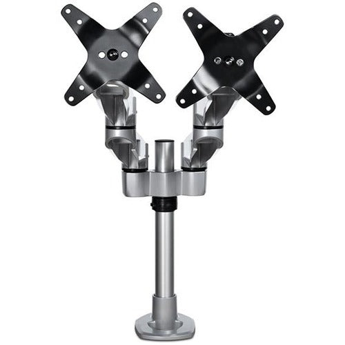StarTech.com Desk Mount Dual Monitor Arm - Premium Articulating Desktop VESA Mount up to 27" Displays - Height Adjustable - Clamp/Grommet