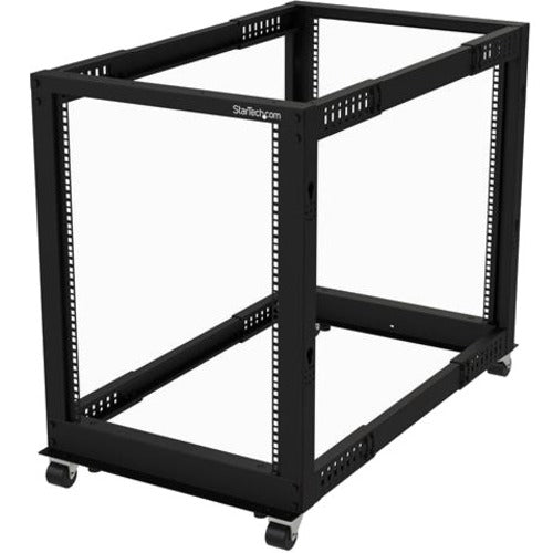 StarTech.com 15U 19" Open Frame Server Rack - 4 Post, Adjustable Depth 22 to 40" - Mobile Network Equipment Rack - HP ProLiant ThinkServer