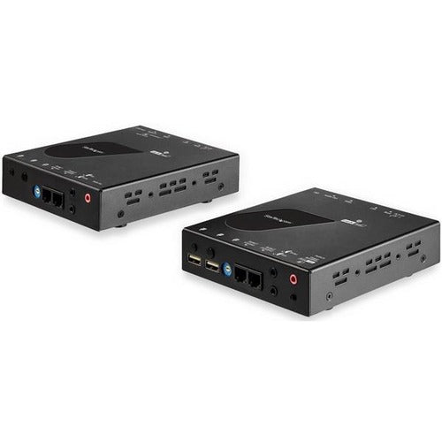 StarTech.com HDMI KVM Extender over IP Network - 4K 30Hz HDMI and USB over IP LAN or Cat5/Cat6 Ethernet (100m/330ft) - Remote KVM Console