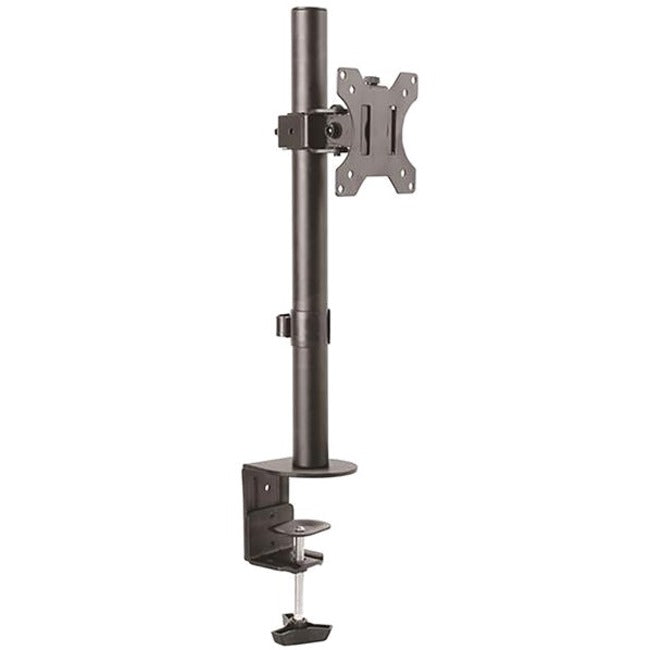 StarTech.com Single Monitor Desk Mount - Adjustable Single Monitor VESA Mount 34 inch Display - Ergonomic Pole Mount Arm - C-Clamp/Grommet