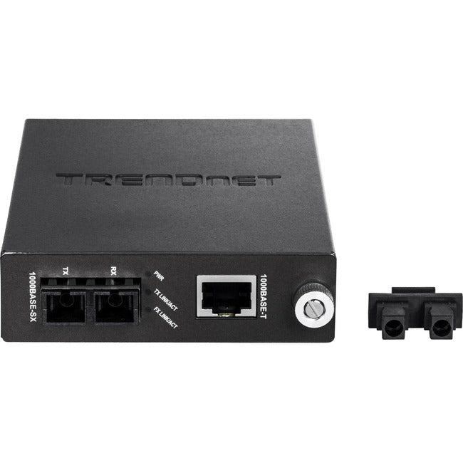 TRENDnet Intelligent 1000Base-T to 1000Base-SX Multi-Mode Fiber Converter