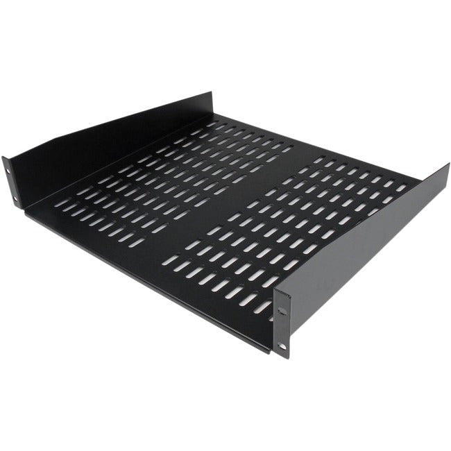 Startech 2u 16in Universal Vented Rack Mount Cantilever Shelf - Fixed Server Rack Cabinet