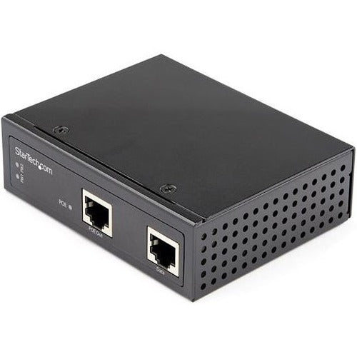 StarTech.com Industrial Gigabit PoE Injector - High Speed 90W 802.3bt PoE++ 48V-56VDC Ultra Power Over Ethernet/UPoE Injector -40C to +75C