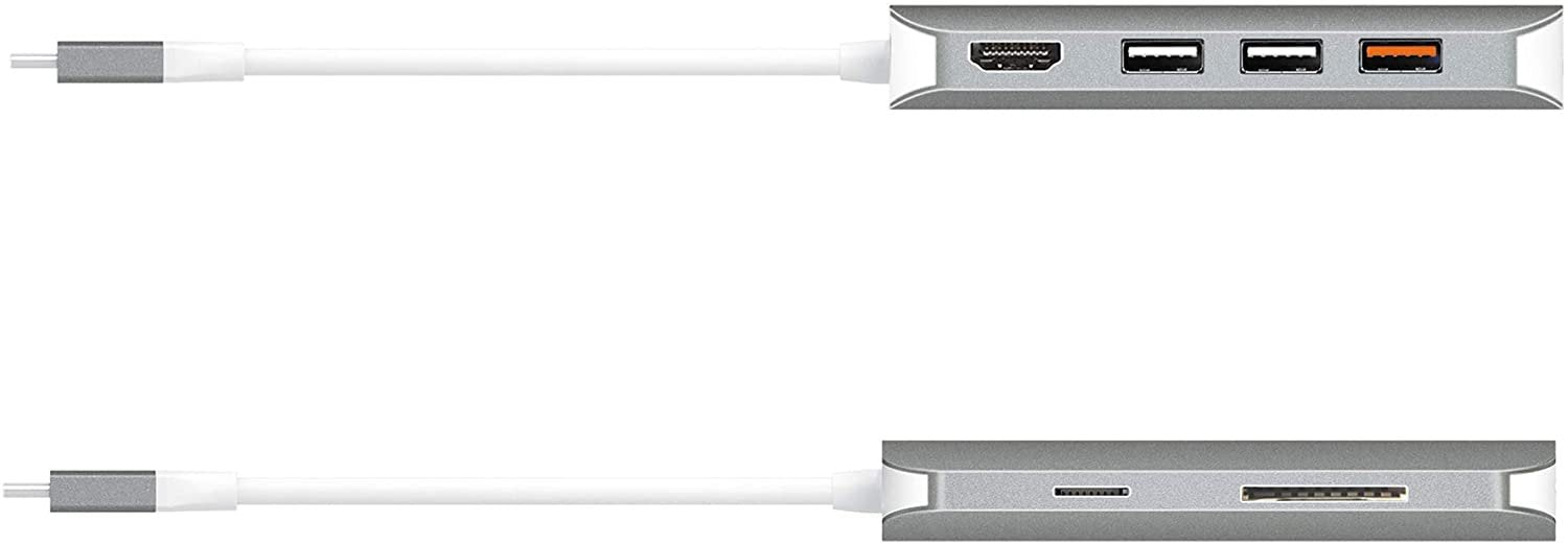 j5create USB-C 10-in-1 MultiPort Adapter | 10-in-1 Docking Port Hub| 4k HDMI/VGA/USB-C 3.1 / USB 3.0 / Ethernet/SD/microSD | Compatible with USB C Devices