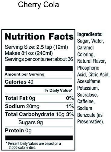 SodaStream 14.8 fl Ounce Cherry Cola Syrup- Twin Pack Value Bundle