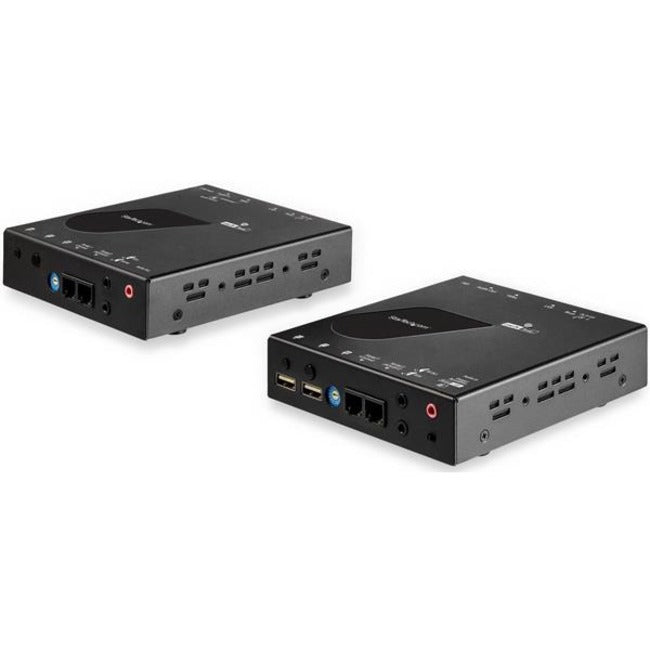 StarTech.com HDMI KVM Extender over IP Network - 4K 30Hz HDMI and USB over IP LAN or Cat5/Cat6 Ethernet (100m/330ft) - Remote KVM Console
