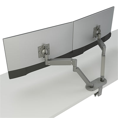 12" Monitor Arm Mount Dual Slv