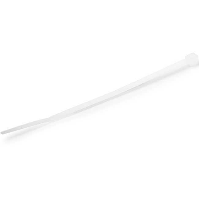 StarTech.com 1000 Pack 4" Cable Ties - White Small Nylon/Plastic Zip Ties Adjustable Network Cable Wraps UL TAA