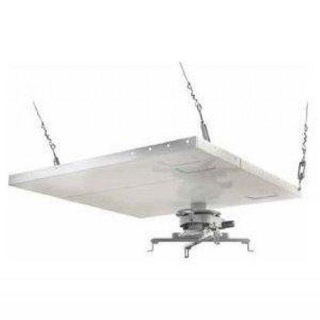 Peerless Industries Lightweight Susp Ceiling Plt W/prg Pro Unv Projector Kit Wht
