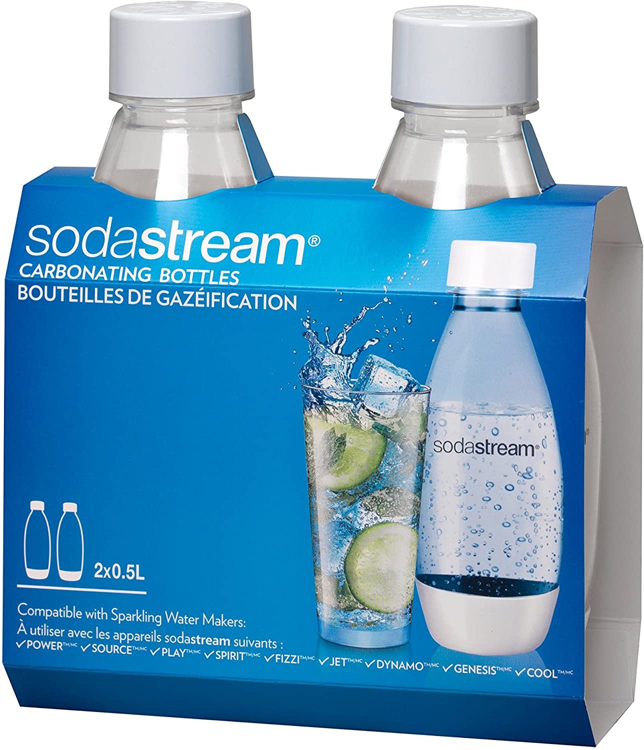 SodaStream Source Carbonating Bottles Twin Pack