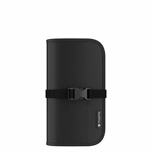 mophie Travel Kit - Portable, Wireless Charging for Samsung, Apple iPhone 8/iPhone X and Other Qi-Enabled Smartphones - Black