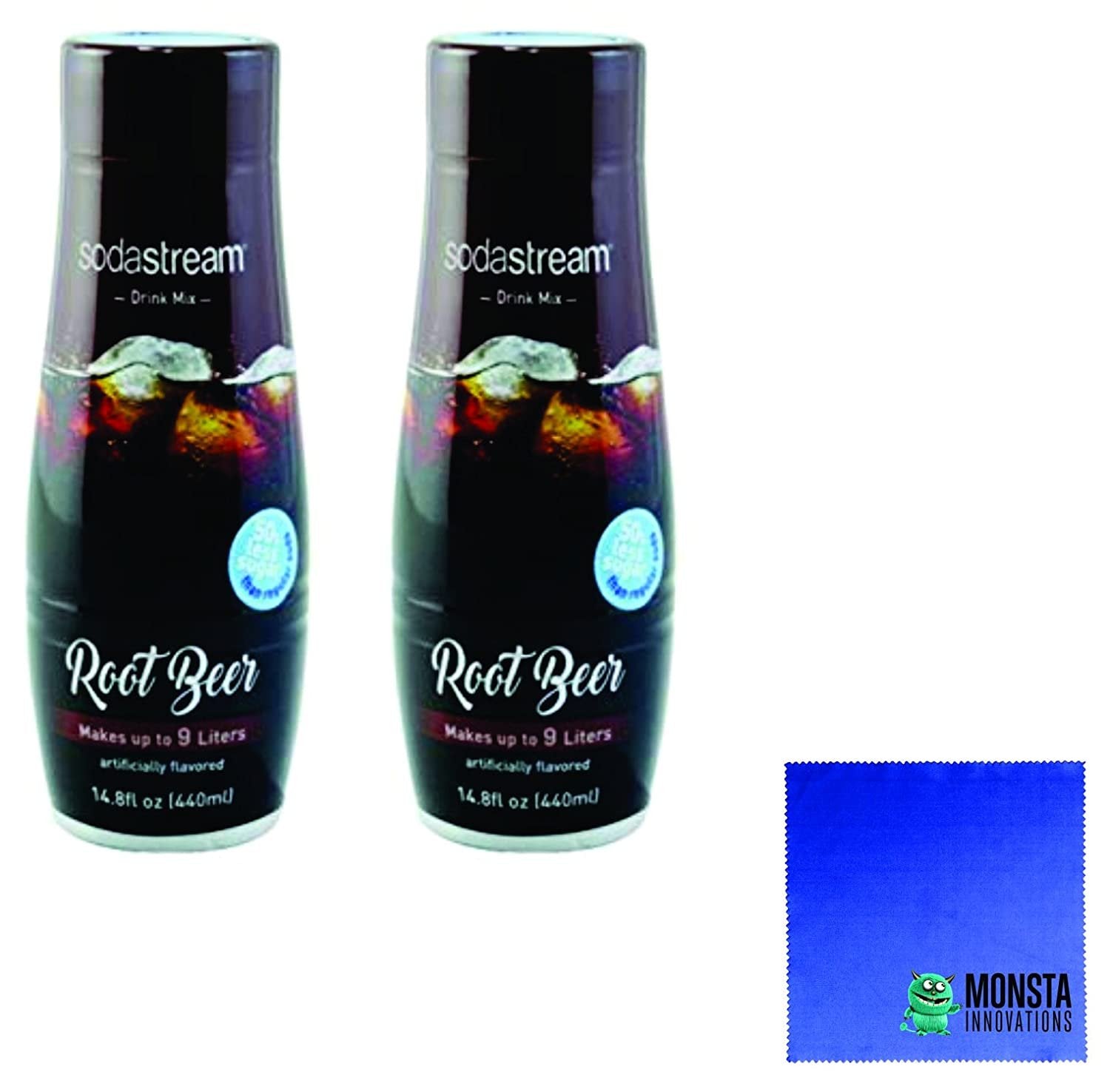 SodaStream 14.8 fl Root Beer Syrup- Twin Pack Value Bundle