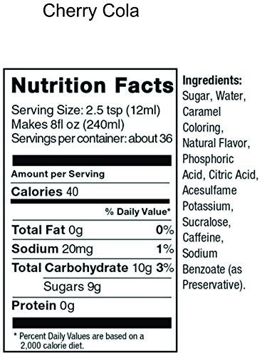 SodaStream 14.8 fl Ounce Cherry Cola Syrup- Twin Pack Value Bundle