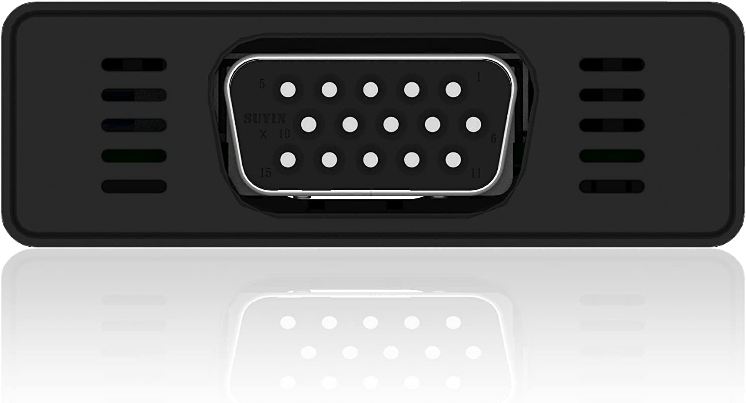 j5create USB 3.0 Multi-Adapter VGA/ 3-Port USB 3.0 HUB | Backwards Compatible with USB 2.0 and USB 1.1 Devices | USB to VGA Compatible with Windows and MAC OS