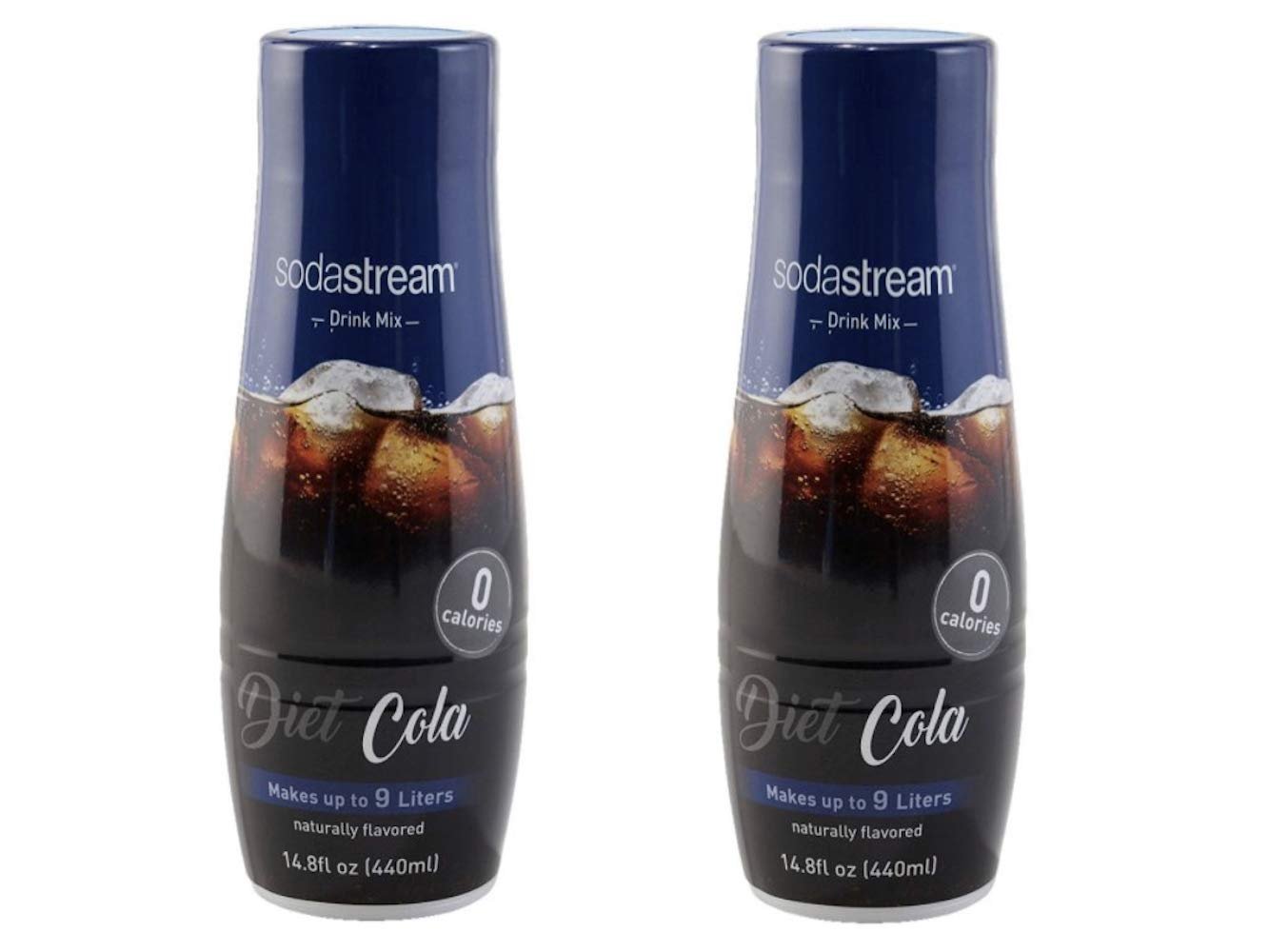 SodaStream 14.8 fl Ounce Diet Cola Syrup- Twin Pack Value Bundle