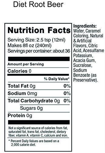 SodaStream 14.8 fl Diet Root Beer Syrup- Twin Pack Value Bundle