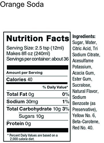 SodaStream 14.8 fl Ounce - Orange Soda Syrup - Twin Pack- Value Bundle
