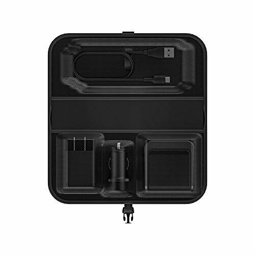 mophie Travel Kit - Portable, Wireless Charging for Samsung, Apple iPhone 8/iPhone X and Other Qi-Enabled Smartphones - Black