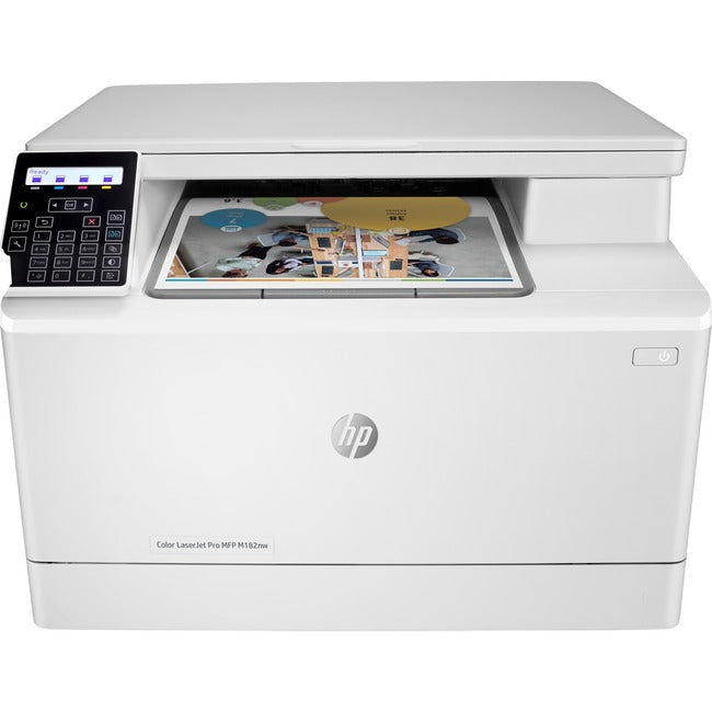 HP LaserJet Pro M182nw Laser Multifunction Printer - Color