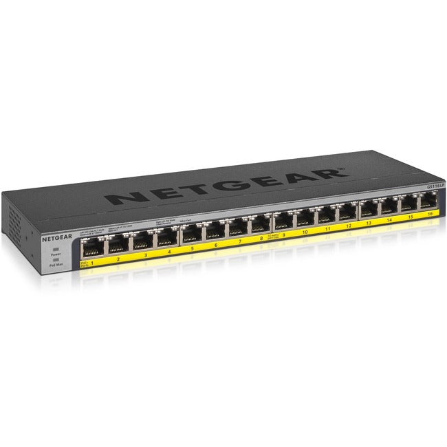 Netgear 16-Port 76W PoE/PoE+ Gigabit Ethernet Unmanaged Switch