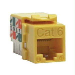 Tripp Lite Cat6/cat5e 110 Style Punch Down Keystone Jack Yellow Taa Gsa (n238-00