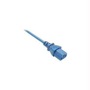 Unirise Usa, Llc Power Cord C13 - C14, 18awg, 10amp, 250v, Svt Jacket, Blue, 1ft, Iec C13 To Iec