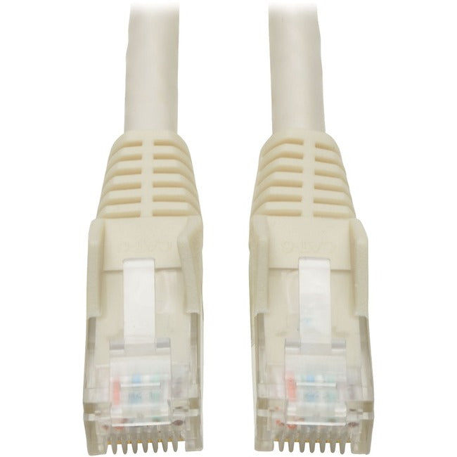 Tripp Lite Cat6 Gigabit Snagless Molded Patch Cable (rj45 M/m) - White, 1-ft.(n2