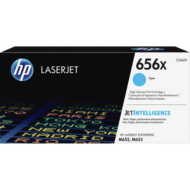 HP 656X Toner Cartridge - Cyan