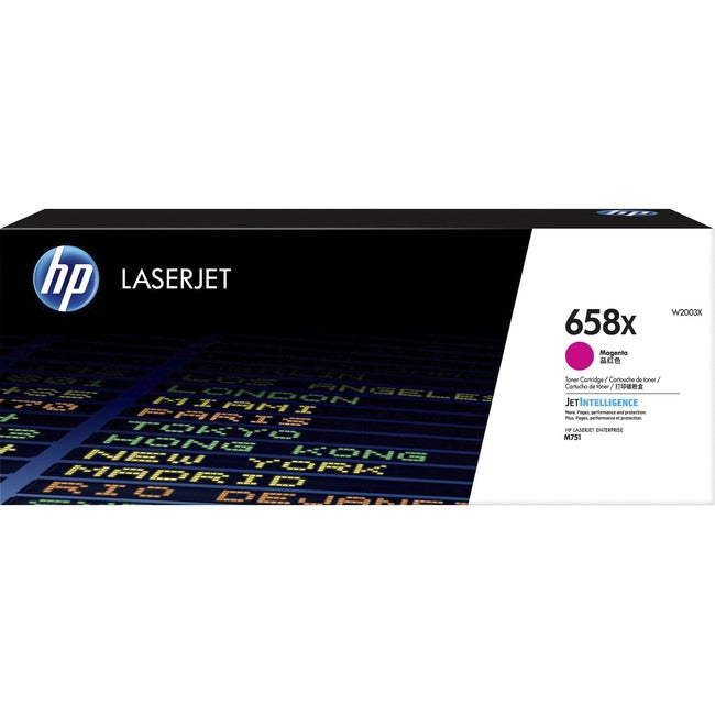 HP 658X Toner Cartridge - Magenta