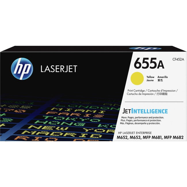 HP 655A Toner Cartridge - Yellow