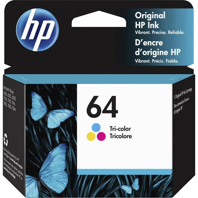 HP 64 Ink Cartridge - Tri-color