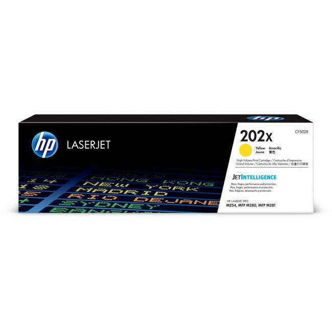 HP 202X Toner Cartridge - Yellow