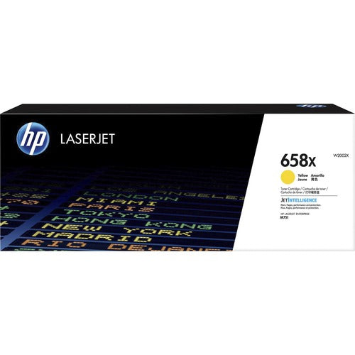 HP 658X Toner Cartridge - Yellow