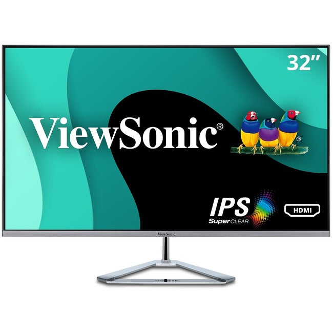 Viewsonic VX3276-mhd 31.5" Full HD LED LCD Monitor - 16:9 - Metallic Silver