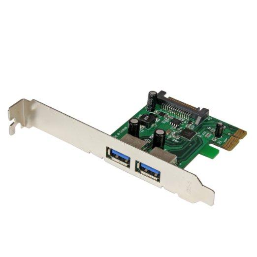 Startech Add 2 Superspeed Usb 3.0 Ports With Sata Power To Your Pci Express-enabled Pc -