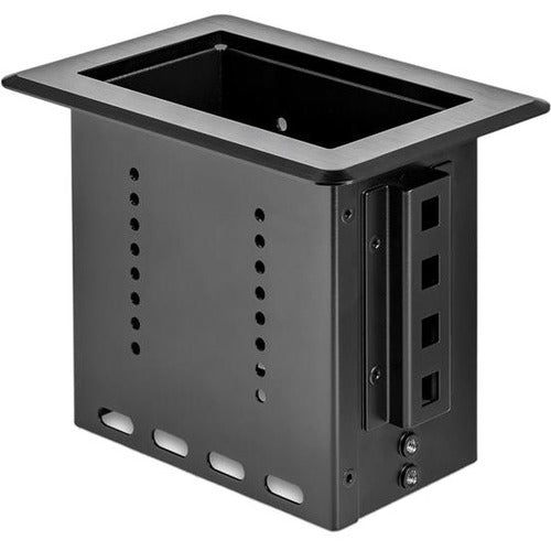 StarTech.com Single-Module Conference Table Connectivity Box - For Adding Power / Charging / AV / Laptop Docking Module