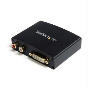 Startech Connect A Dvi-d Source Device With Rca Audio To An Hdmi Monitor/television - Dis